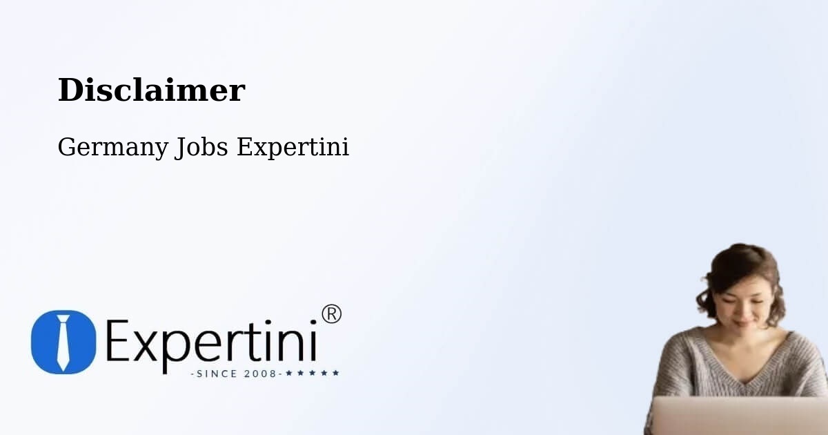 Disclaimer – Stendal - Germany Jobs Expertini
